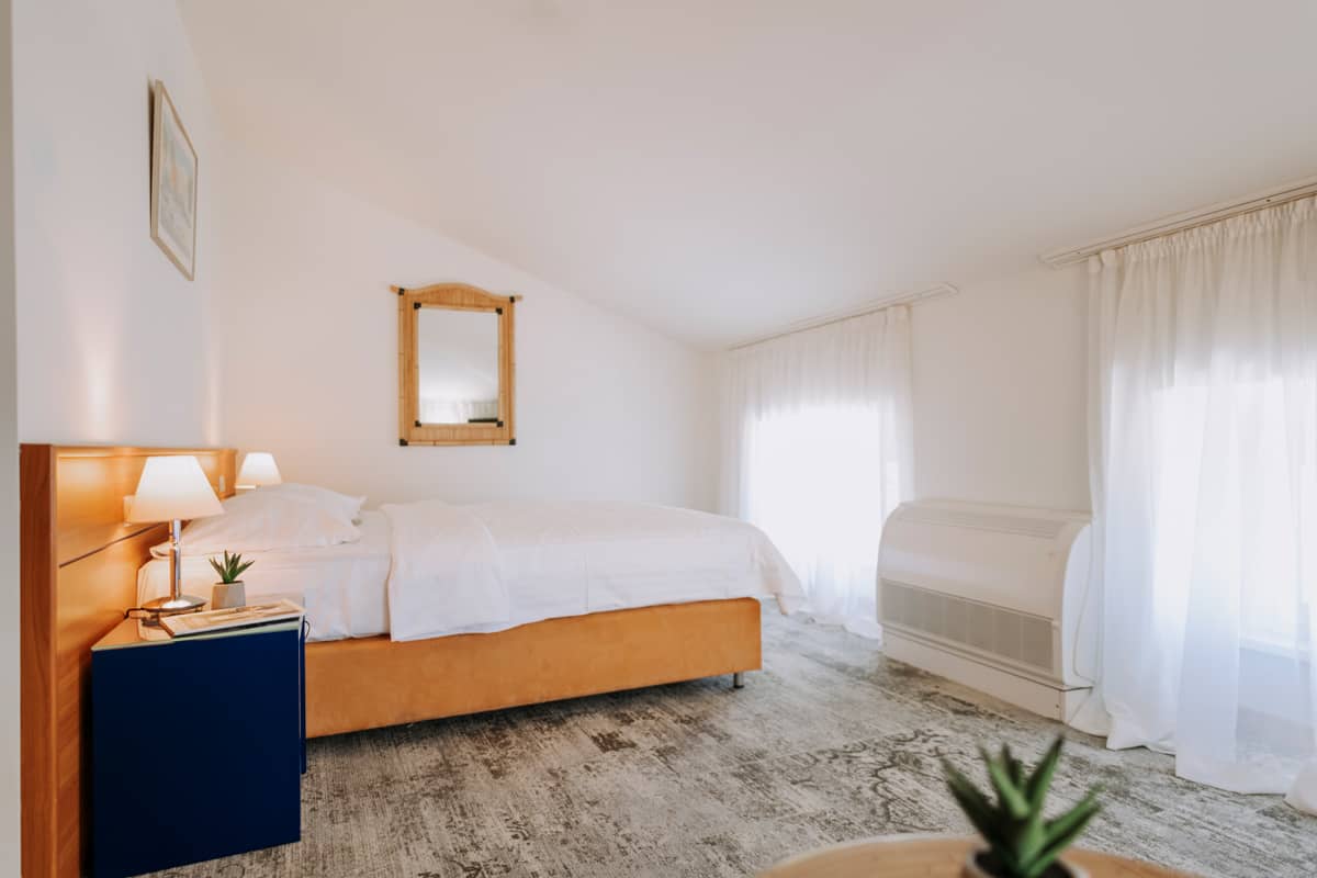 Hotel Apoksiomen Booking - Attic Double Room With Sea View